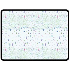 Spot Polka Dots Blue Pink Sexy Double Sided Fleece Blanket (large) 