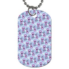 Pattern Kitty Headphones  Dog Tag (two Sides) by iCreate