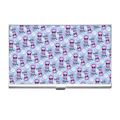 Pattern Kitty Headphones  Business Card Holders