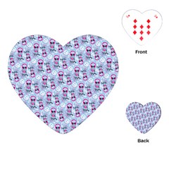 Pattern Kitty Headphones  Playing Cards (heart) 