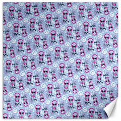 Pattern Kitty Headphones  Canvas 16  X 16   by iCreate