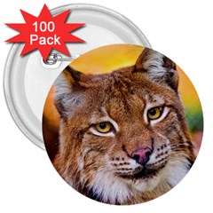 Tiger Beetle Lion Tiger Animals 3  Buttons (100 Pack) 