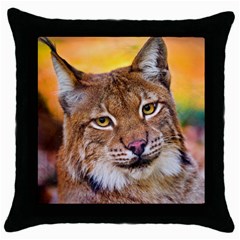 Tiger Beetle Lion Tiger Animals Throw Pillow Case (black)