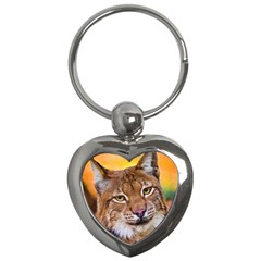 Tiger Beetle Lion Tiger Animals Key Chains (heart) 