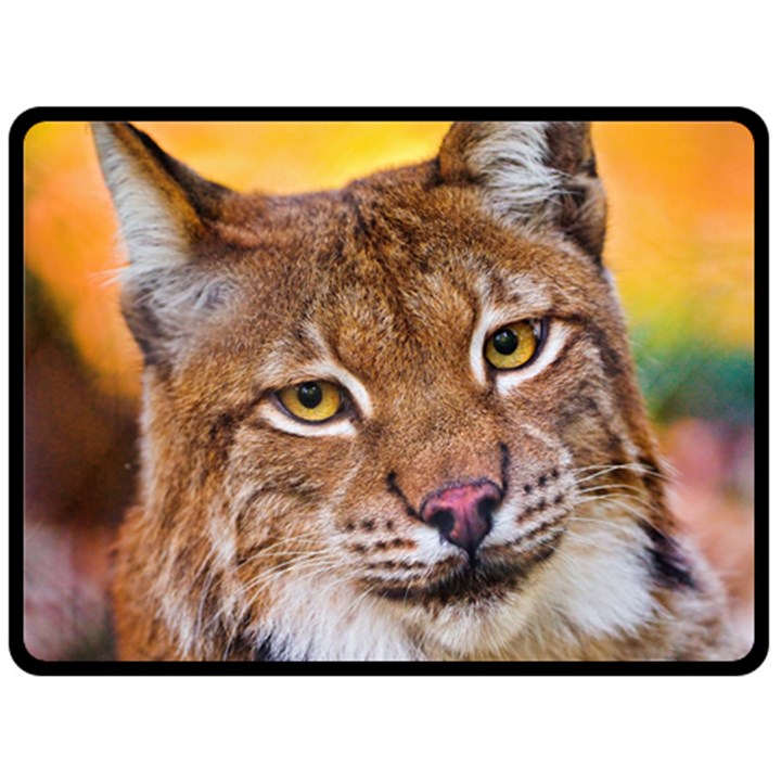 Tiger Beetle Lion Tiger Animals Fleece Blanket (Large) 