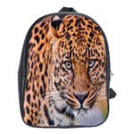 Tiger Beetle Lion Tiger Animals Leopard School Bag (XL) Front