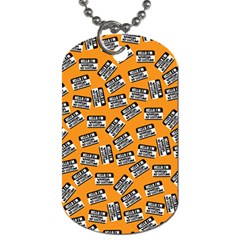 Pattern Halloween Wearing Costume Icreate Dog Tag (two Sides)