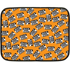 Pattern Halloween Wearing Costume Icreate Fleece Blanket (mini)