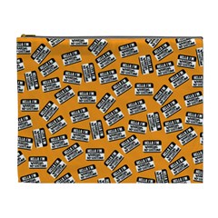 Pattern Halloween Wearing Costume Icreate Cosmetic Bag (xl)