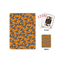 Pattern Halloween Wearing Costume Icreate Playing Cards (mini) 