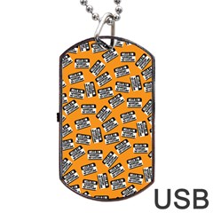 Pattern Halloween Wearing Costume Icreate Dog Tag Usb Flash (two Sides) by iCreate