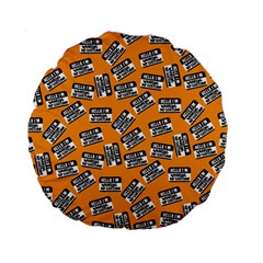 Pattern Halloween Wearing Costume Icreate Standard 15  Premium Round Cushions by iCreate