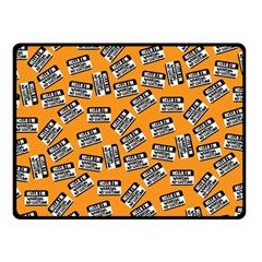 Pattern Halloween Wearing Costume Icreate Double Sided Fleece Blanket (small) 