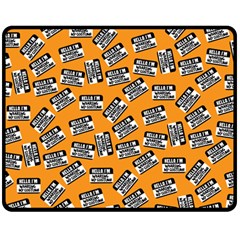 Pattern Halloween Wearing Costume Icreate Double Sided Fleece Blanket (medium)  by iCreate