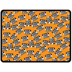 Pattern Halloween Wearing Costume Icreate Double Sided Fleece Blanket (large)  by iCreate