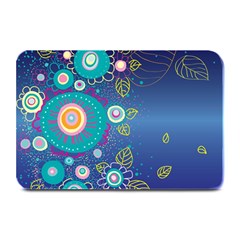 Flower Blue Floral Sunflower Star Polka Dots Sexy Plate Mats