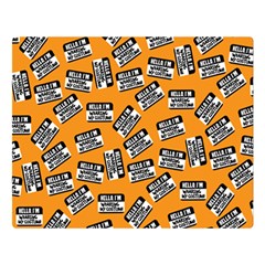 Pattern Halloween Wearing Costume Icreate Double Sided Flano Blanket (large) 