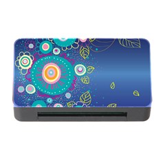 Flower Blue Floral Sunflower Star Polka Dots Sexy Memory Card Reader With Cf by Mariart