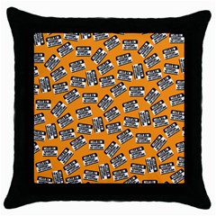 Pattern Halloween  Throw Pillow Case (black)