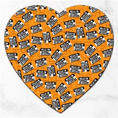 Pattern Halloween  Jigsaw Puzzle (heart) by iCreate