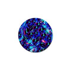 Dark Neon Stuff Blue Red Black Rainbow Light Golf Ball Marker (4 Pack) by Mariart