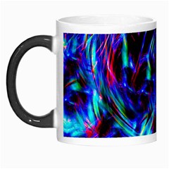 Dark Neon Stuff Blue Red Black Rainbow Light Morph Mugs by Mariart