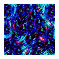 Dark Neon Stuff Blue Red Black Rainbow Light Medium Glasses Cloth (2-side) by Mariart