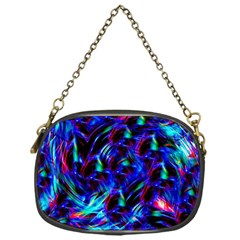 Dark Neon Stuff Blue Red Black Rainbow Light Chain Purses (one Side) 