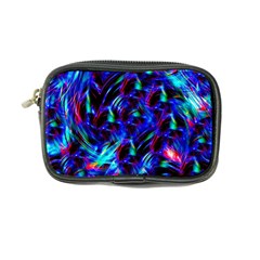 Dark Neon Stuff Blue Red Black Rainbow Light Coin Purse