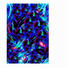 Dark Neon Stuff Blue Red Black Rainbow Light Large Garden Flag (two Sides)