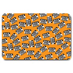 Pattern Halloween  Large Doormat  by iCreate