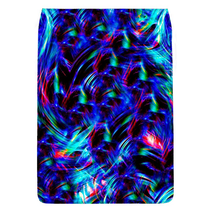 Dark Neon Stuff Blue Red Black Rainbow Light Flap Covers (L) 