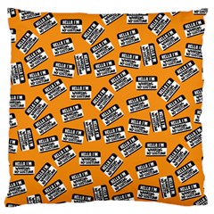 Pattern Halloween  Large Cushion Case (two Sides) by iCreate