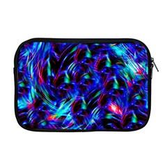 Dark Neon Stuff Blue Red Black Rainbow Light Apple Macbook Pro 17  Zipper Case by Mariart