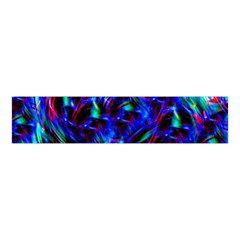 Dark Neon Stuff Blue Red Black Rainbow Light Velvet Scrunchie by Mariart