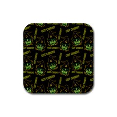 Pattern Halloween Witch Got Candy? Icreate Rubber Square Coaster (4 Pack) 