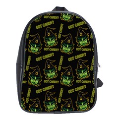 Pattern Halloween Witch Got Candy? Icreate School Bag (large)