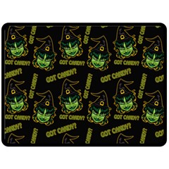 Pattern Halloween Witch Got Candy? Icreate Fleece Blanket (large) 