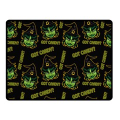 Pattern Halloween Witch Got Candy? Icreate Fleece Blanket (small)