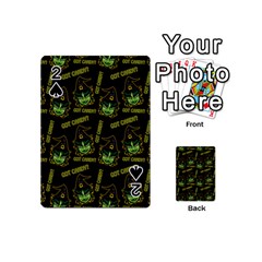 Pattern Halloween Witch Got Candy? Icreate Playing Cards 54 (mini)  by iCreate