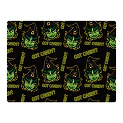 Pattern Halloween Witch Got Candy? Icreate Double Sided Flano Blanket (mini)  by iCreate