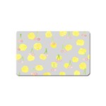 Cute Fruit Cerry Yellow Green Pink Magnet (Name Card) Front