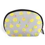 Cute Fruit Cerry Yellow Green Pink Accessory Pouches (Large)  Front