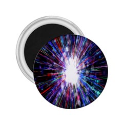 Seamless Animation Of Abstract Colorful Laser Light And Fireworks Rainbow 2 25  Magnets by Mariart