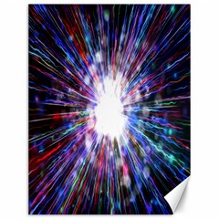 Seamless Animation Of Abstract Colorful Laser Light And Fireworks Rainbow Canvas 12  X 16  