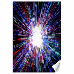 Seamless Animation Of Abstract Colorful Laser Light And Fireworks Rainbow Canvas 20  X 30  