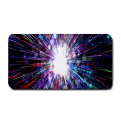 Seamless Animation Of Abstract Colorful Laser Light And Fireworks Rainbow Medium Bar Mats