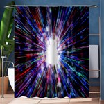 Seamless Animation Of Abstract Colorful Laser Light And Fireworks Rainbow Shower Curtain 60  x 72  (Medium)  60 x72  Curtain