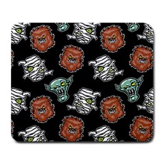 Pattern Halloween Werewolf Mummy Vampire Icreate Large Mousepads by iCreate