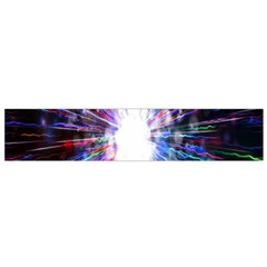 Seamless Animation Of Abstract Colorful Laser Light And Fireworks Rainbow Flano Scarf (small) by Mariart